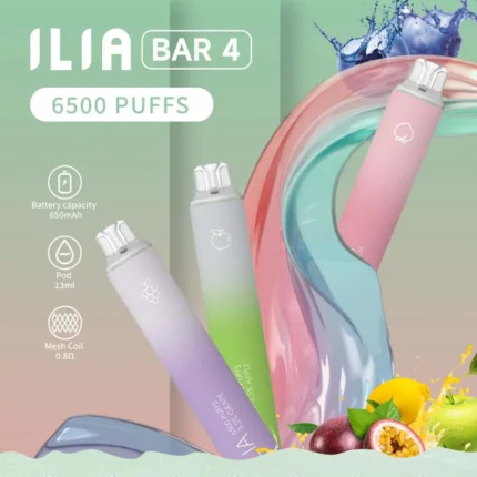 哩亞拋棄式6500口 ILIA4代BAR